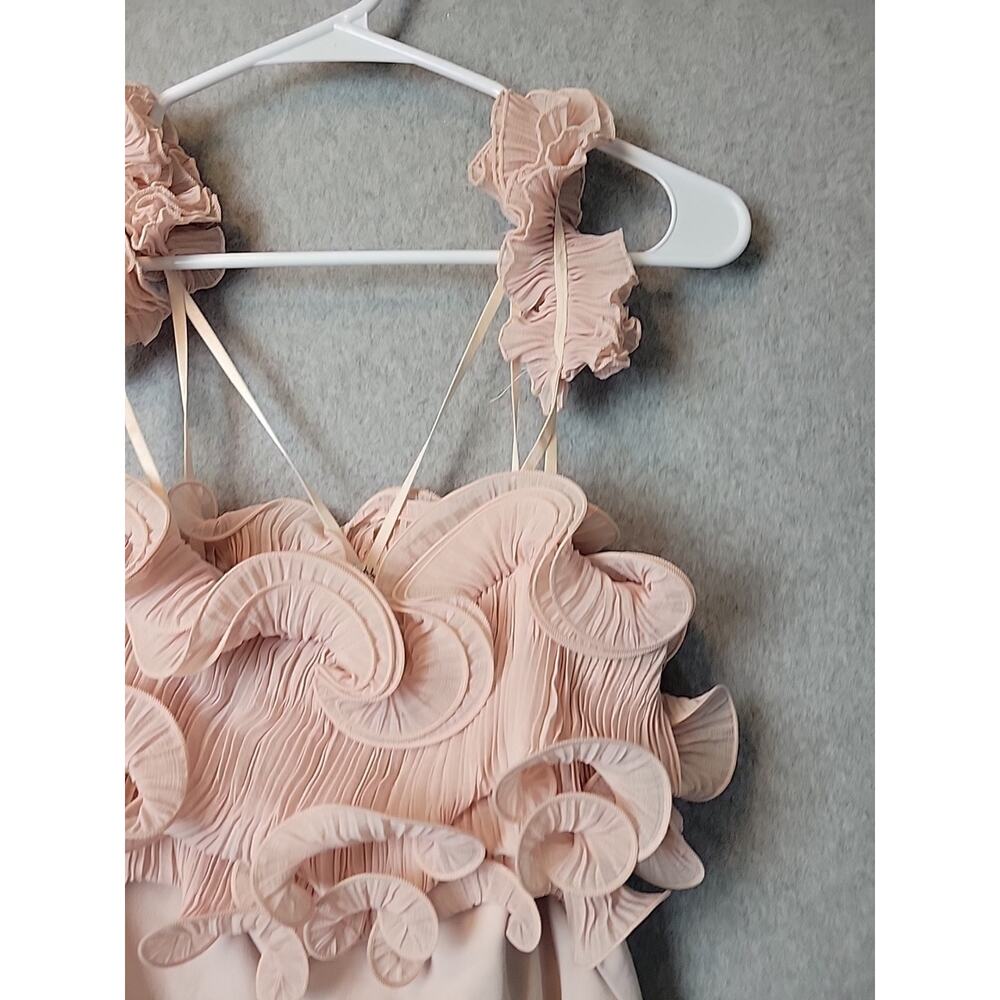 Intimately Free People For The Frill Of It Pink Ruffled Bodysuit Women's XS - Picture 4 of 13